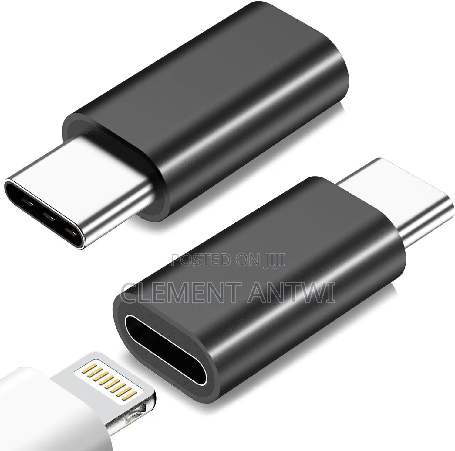 Lightning (iPhone) Female to Type C Male Adaptor