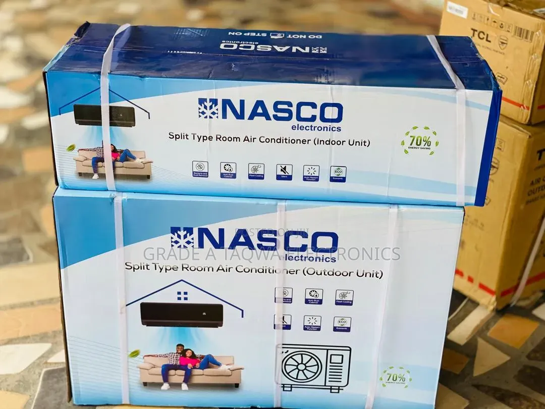 Efficient Nasco Black 1.5hp Air Conditioner