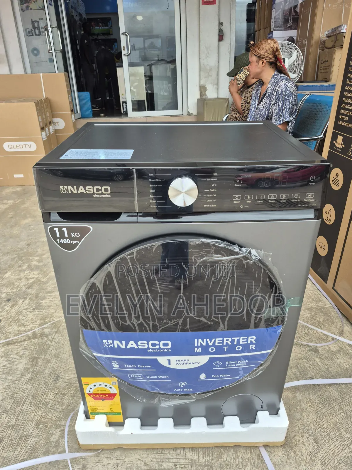 Midea Inverter Motor Washing Machine Front Load Full Automatic Availab