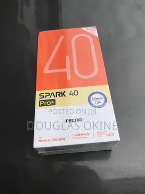 New Tecno Spark 40 Pro+ 256 GB Black