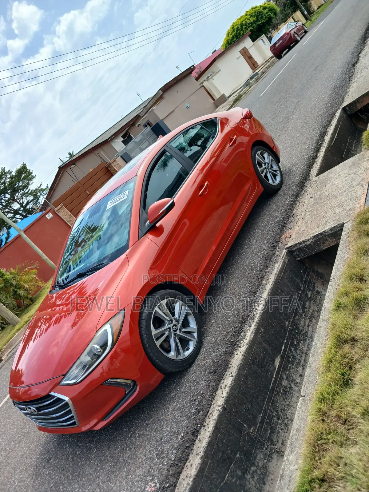 Hyundai Elantra ECO Sedan FWD (1.4L 4cyl 7A) 2017 Orange