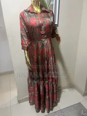Maxi Skirt Dress for Middle Age Women for Church and Special Occasion