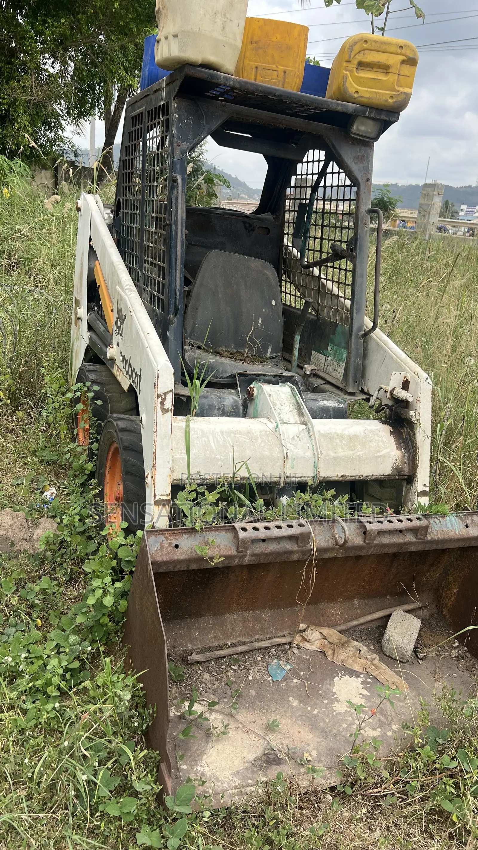 Used Bobcat Skid Steer Loader With Bucket