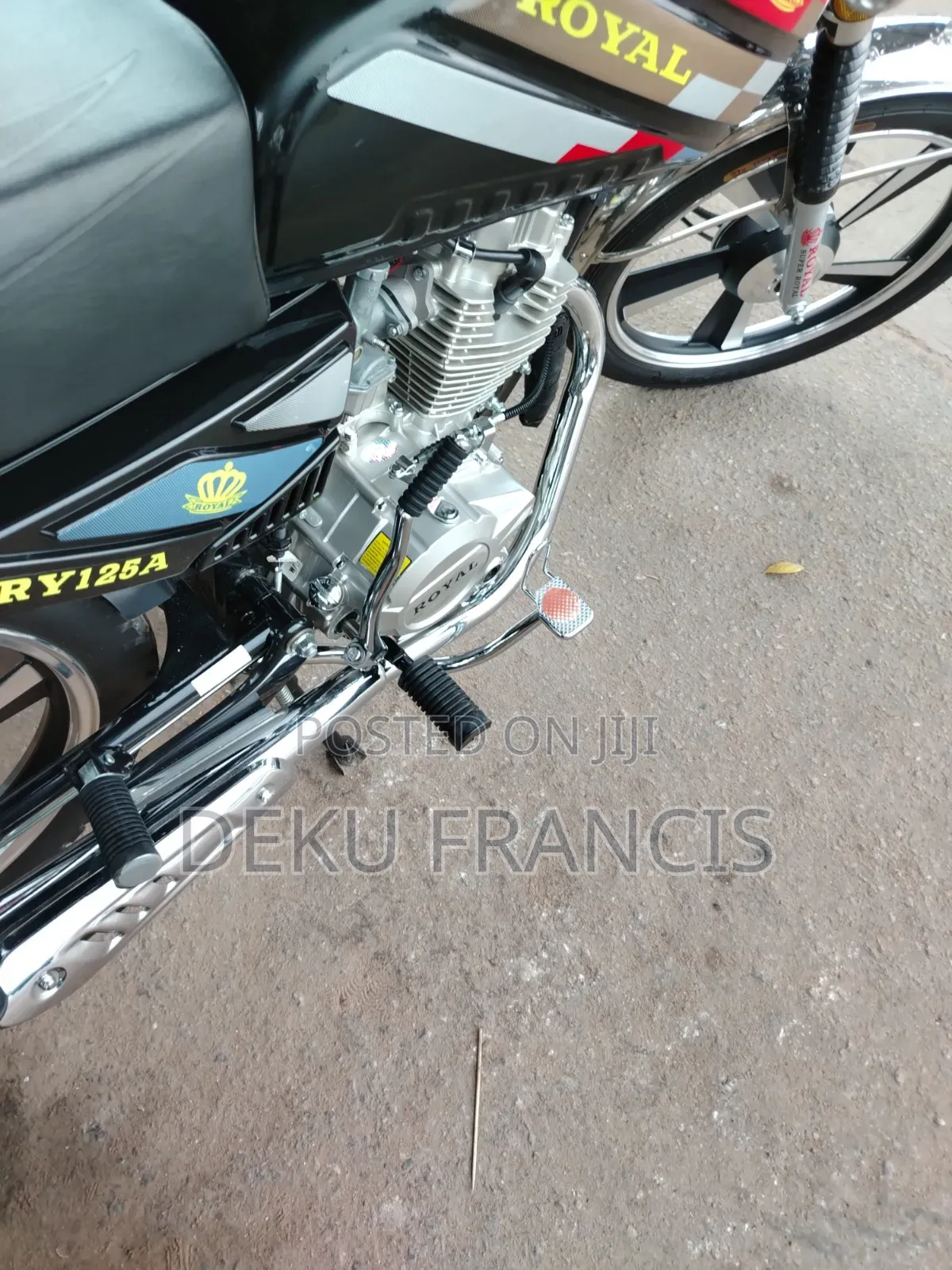 New Royal RY125 2026 Black