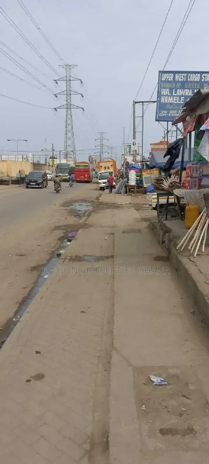 This Is a One Acre Land Road Side Property for Sale at North Kaneshie