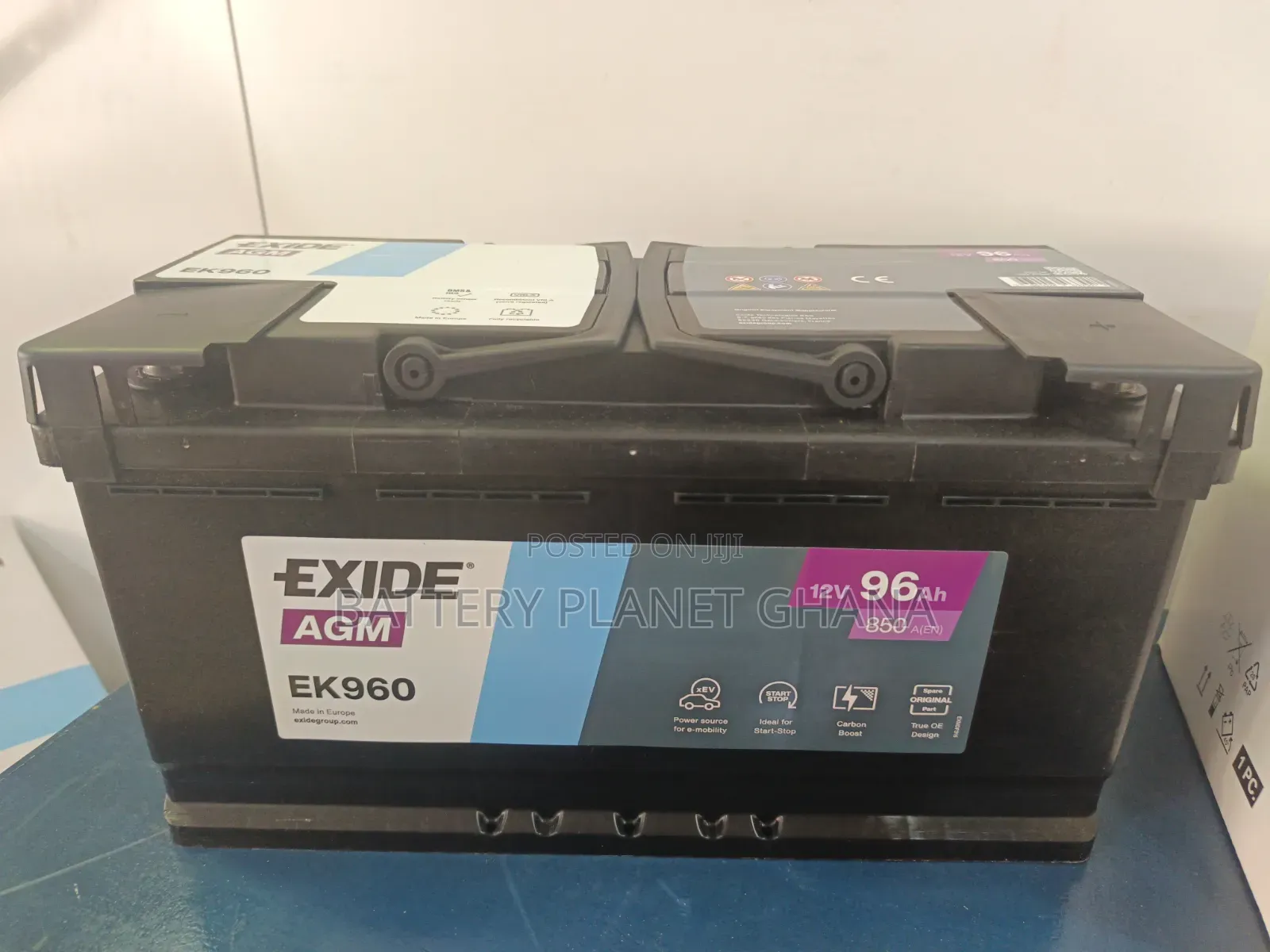 Exide AGM Battery 96 AH (19 Plates)