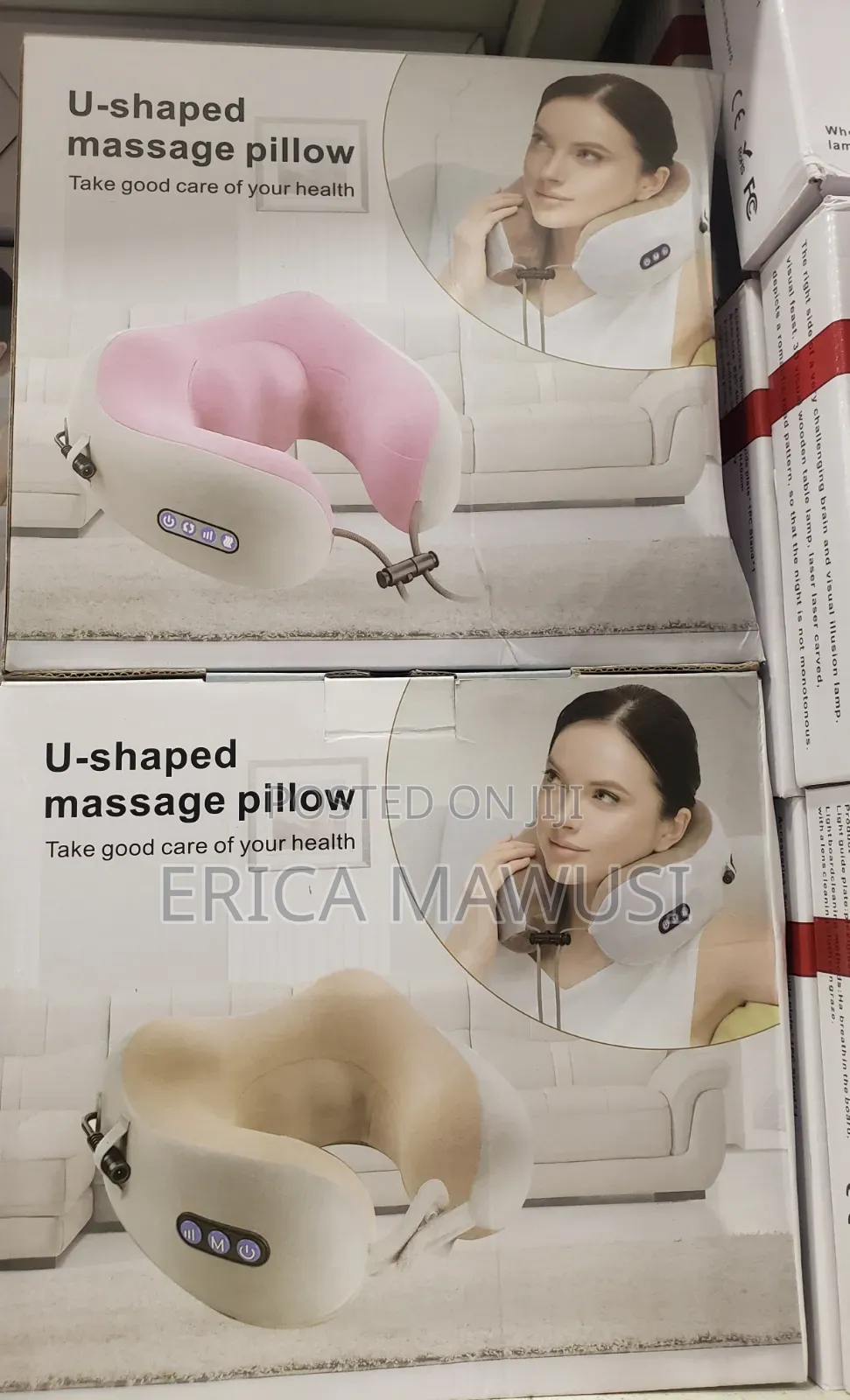 U-Shaped Massage Pillow