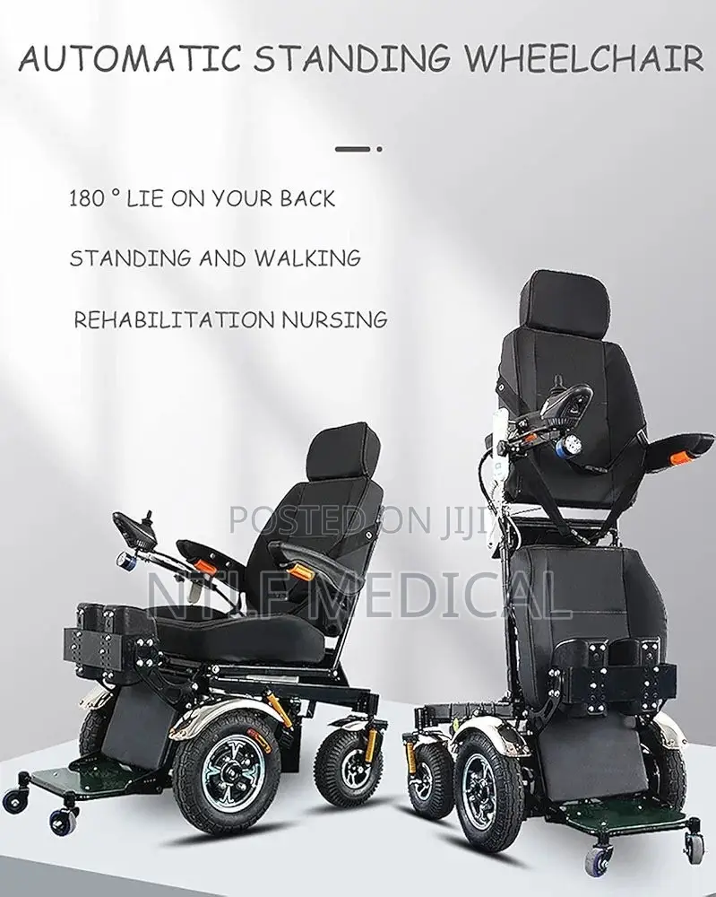 Electirc Wheelchair (Multi Functional. Lie Flat, Sit or Stand)
