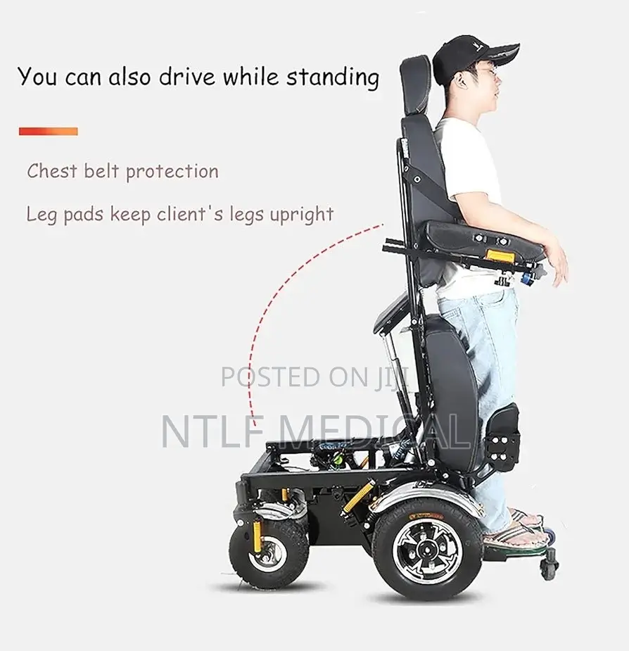 Electirc Wheelchair (Multi Functional. Lie Flat, Sit or Stand)