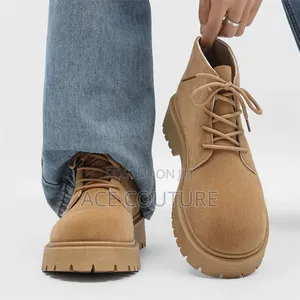 Mens Derby Suede Boots