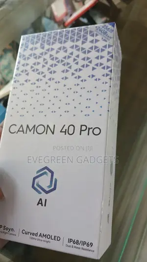 New Tecno Camon 40 Pro 5G 256 GB Black