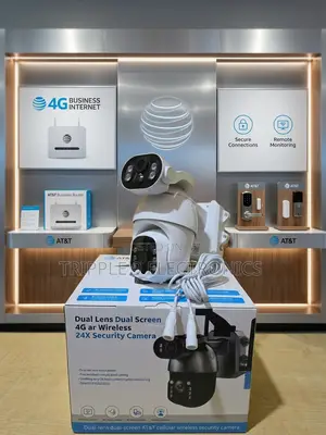 UBOx 4G High Quality Dual Lens and Two Salar Panels CCTV Camera