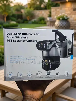 UBOx 4G High Quality Dual Lens and Two Salar Panels CCTV Camera