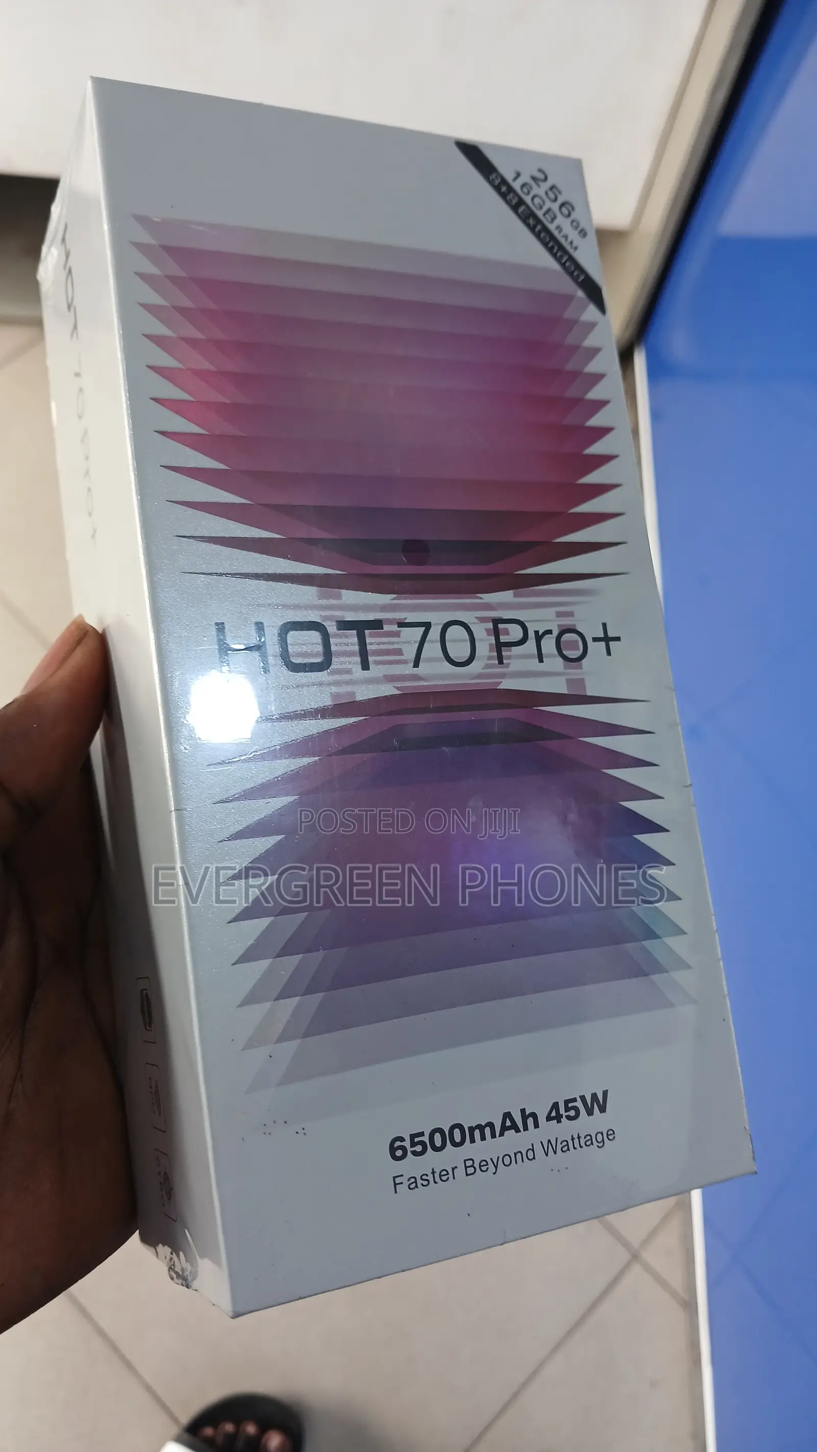 New Infinix Hot 70 Pro 5G+ 256 GB Black