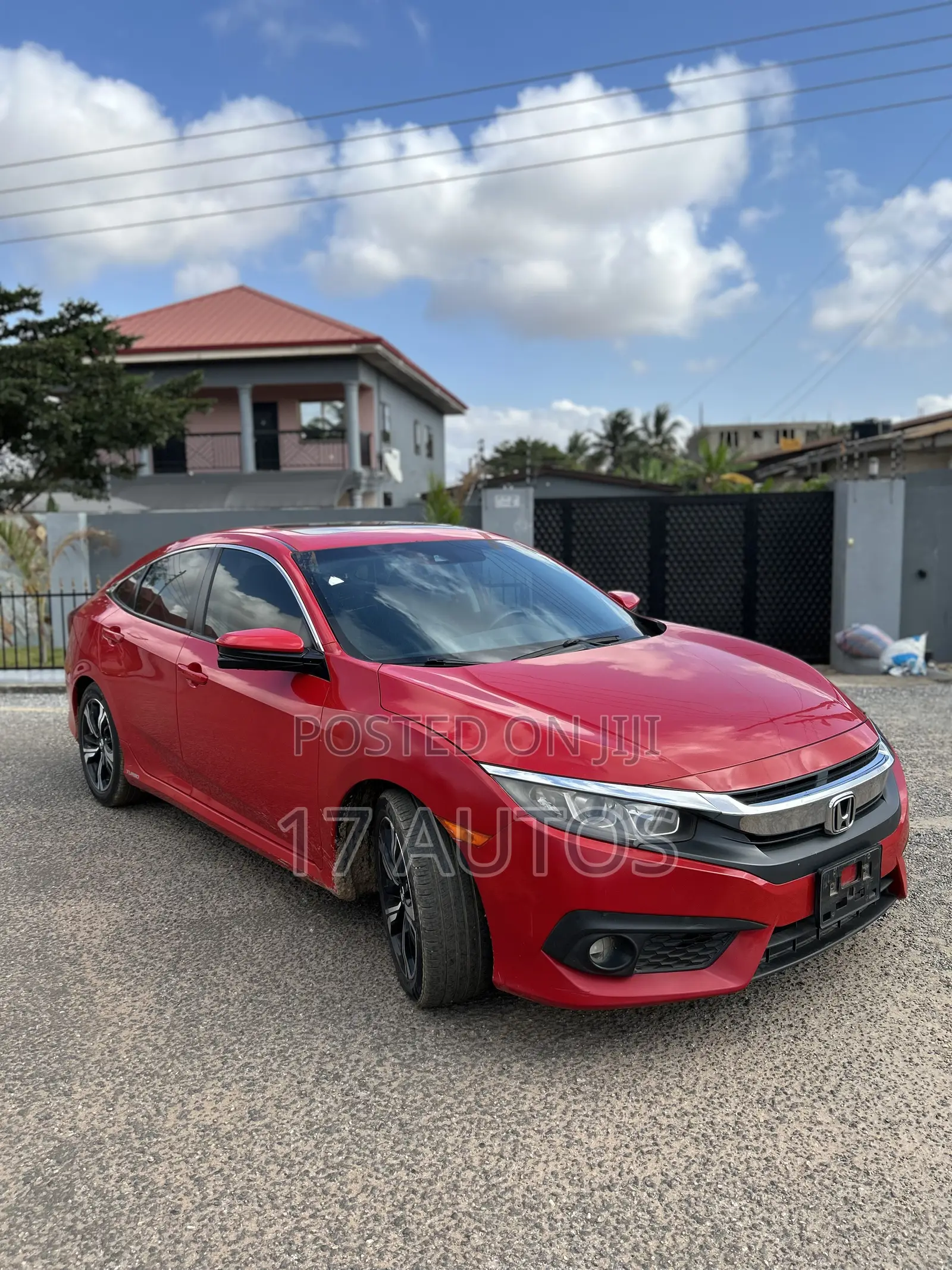 Honda Civic EX-L Sedan 2018 Red