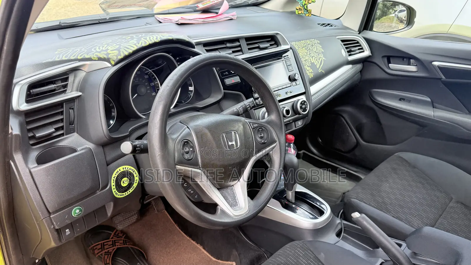 Honda Fit 2015 Yellow