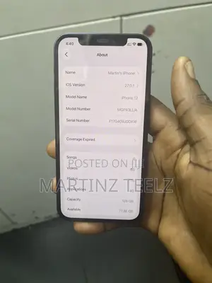 Apple iPhone 12 128 GB Black