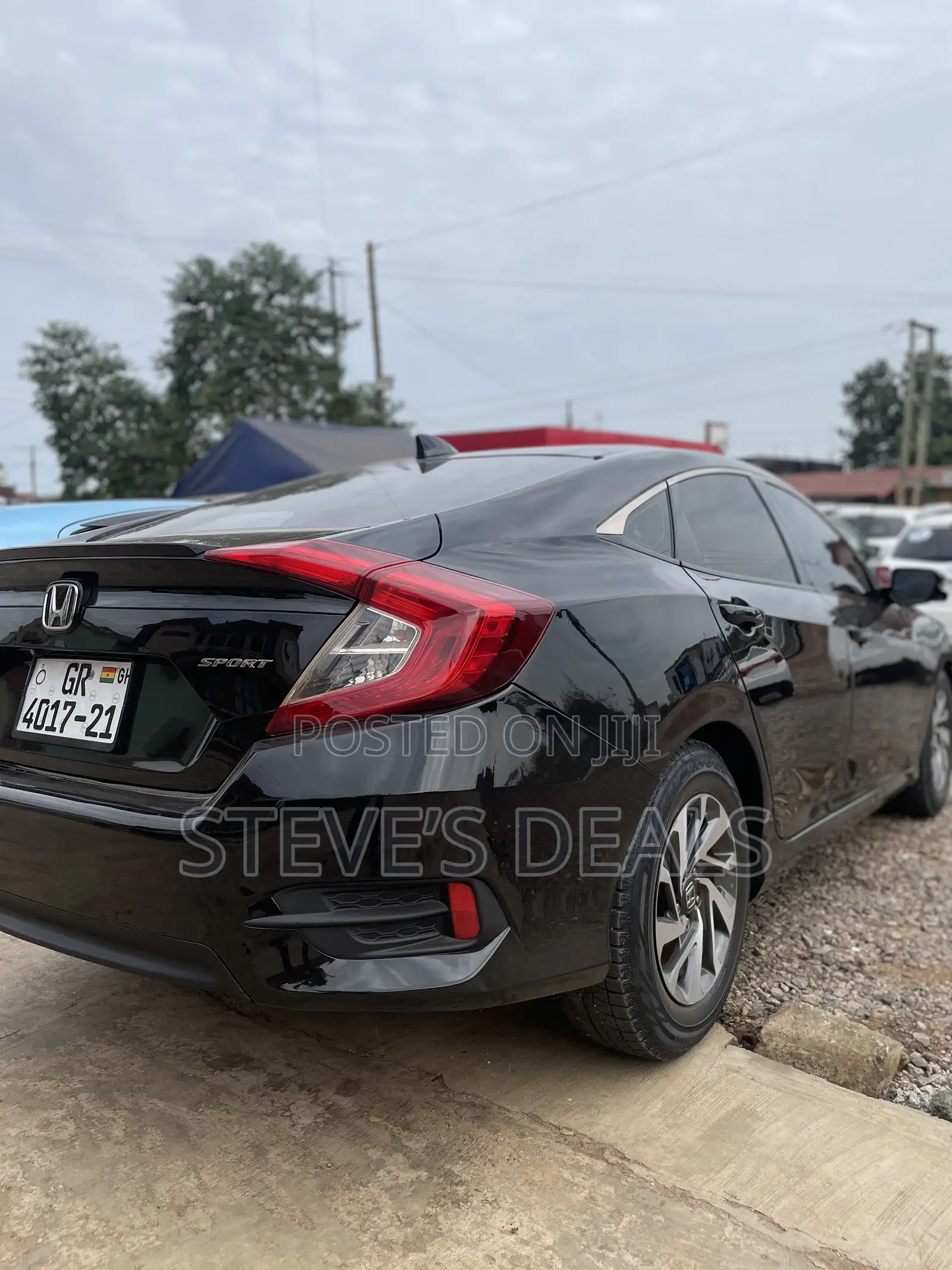 Honda Civic Sport 4dr Hatchback (1.5L 4cyl) 2017 Black