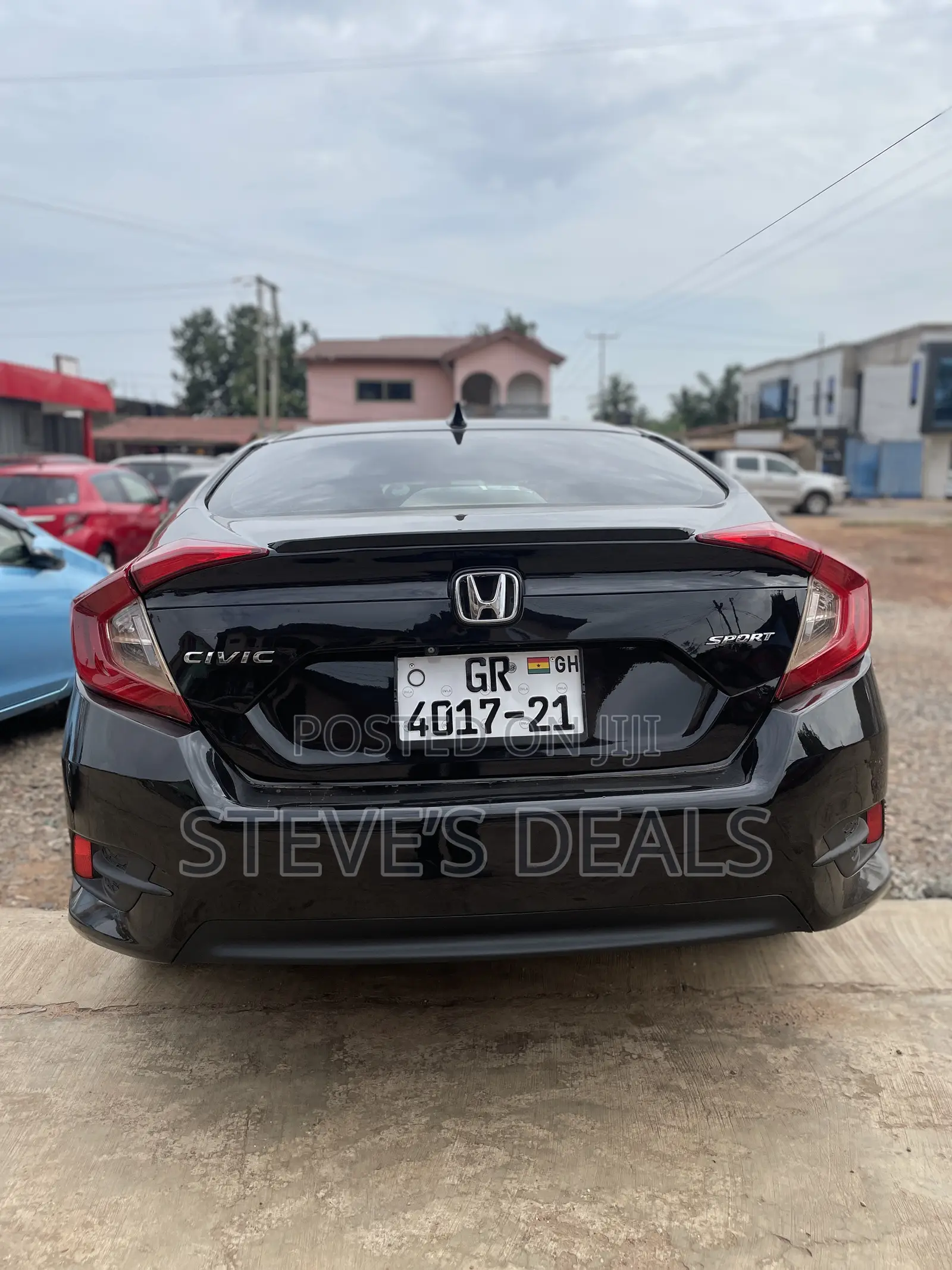 Honda Civic Sport 4dr Hatchback (1.5L 4cyl) 2017 Black