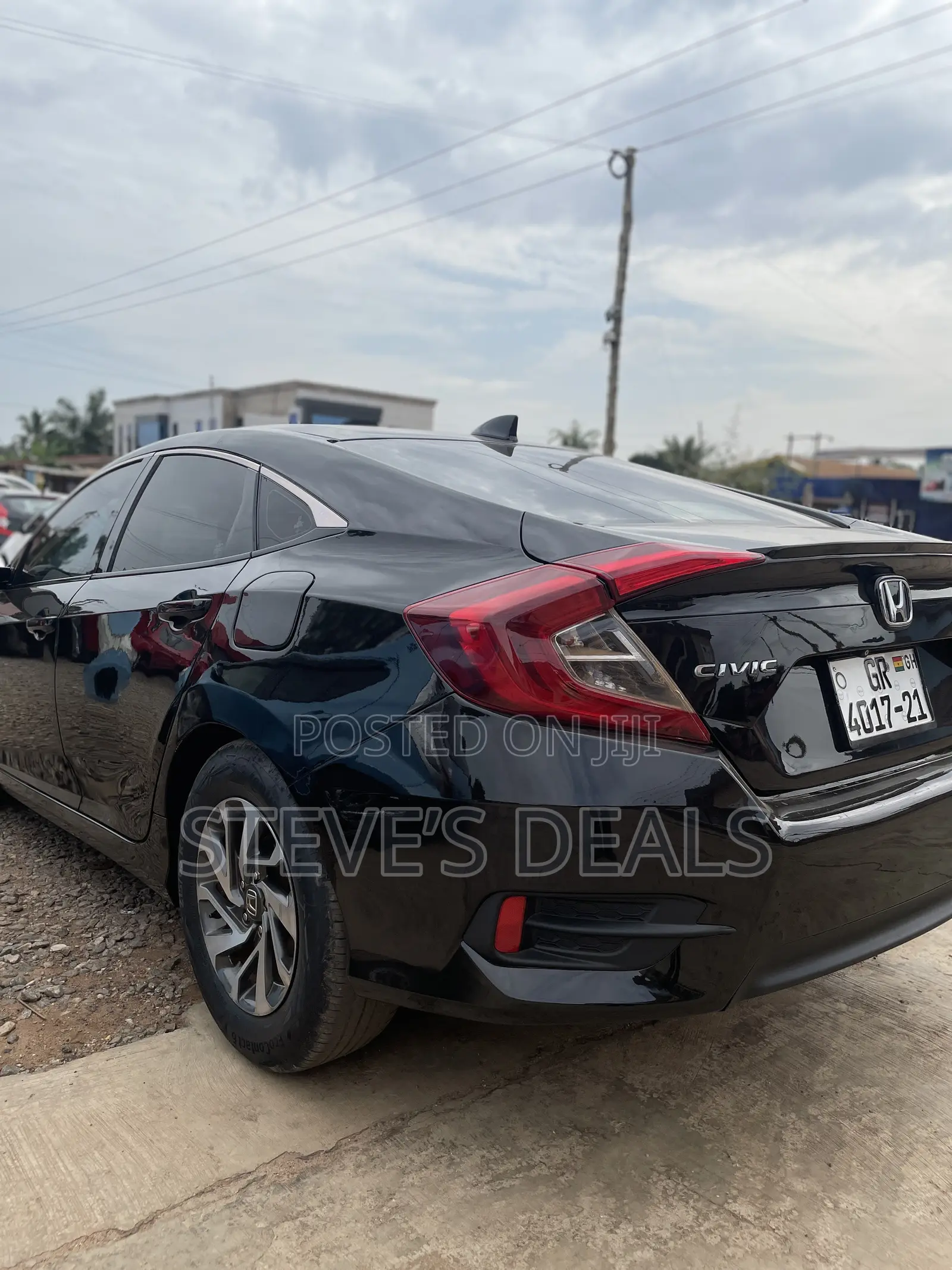 Honda Civic Sport 4dr Hatchback (1.5L 4cyl) 2017 Black