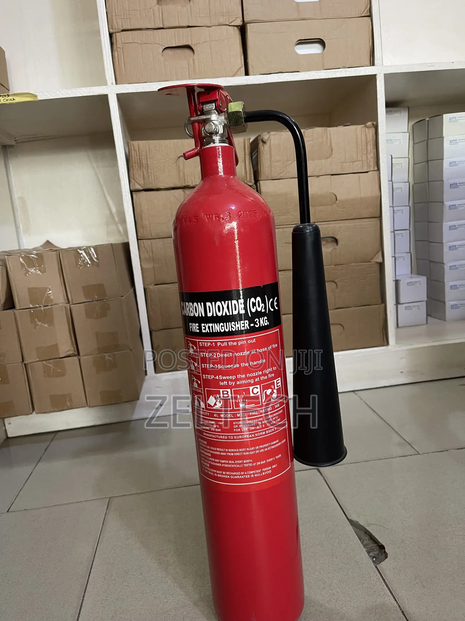 3KG CO2 Fire Extinguisher