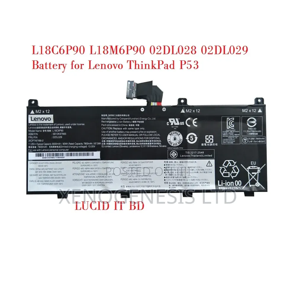 L18M6P90 for Lenovo ThinkPad P53