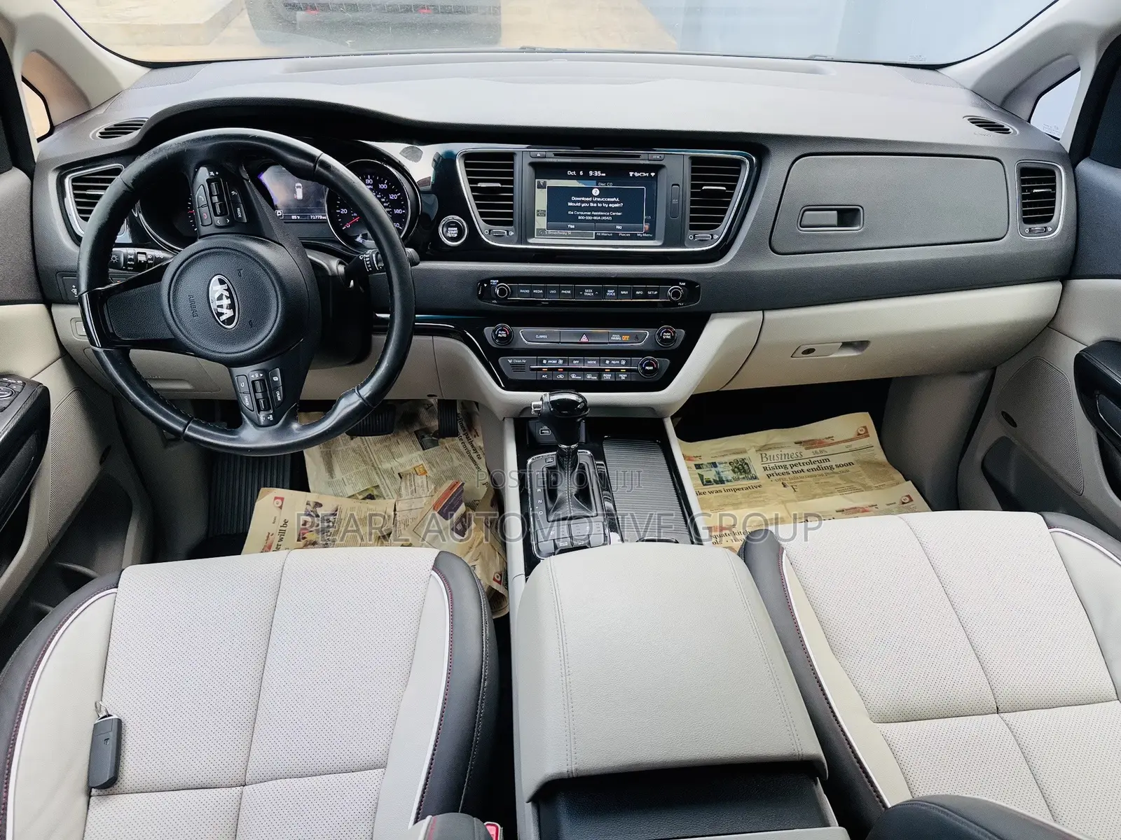 Kia Sedona SX 2016 Gray
