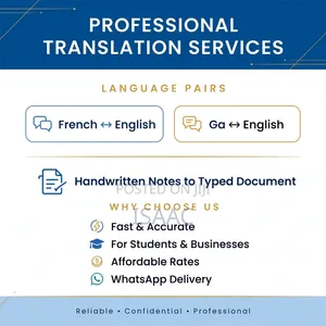 French and Ga Translator -Accra