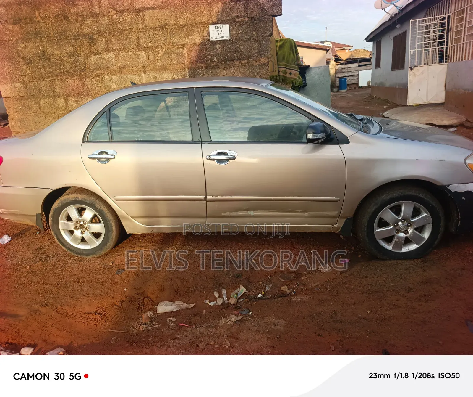 Toyota Corolla RunX 2007 Red