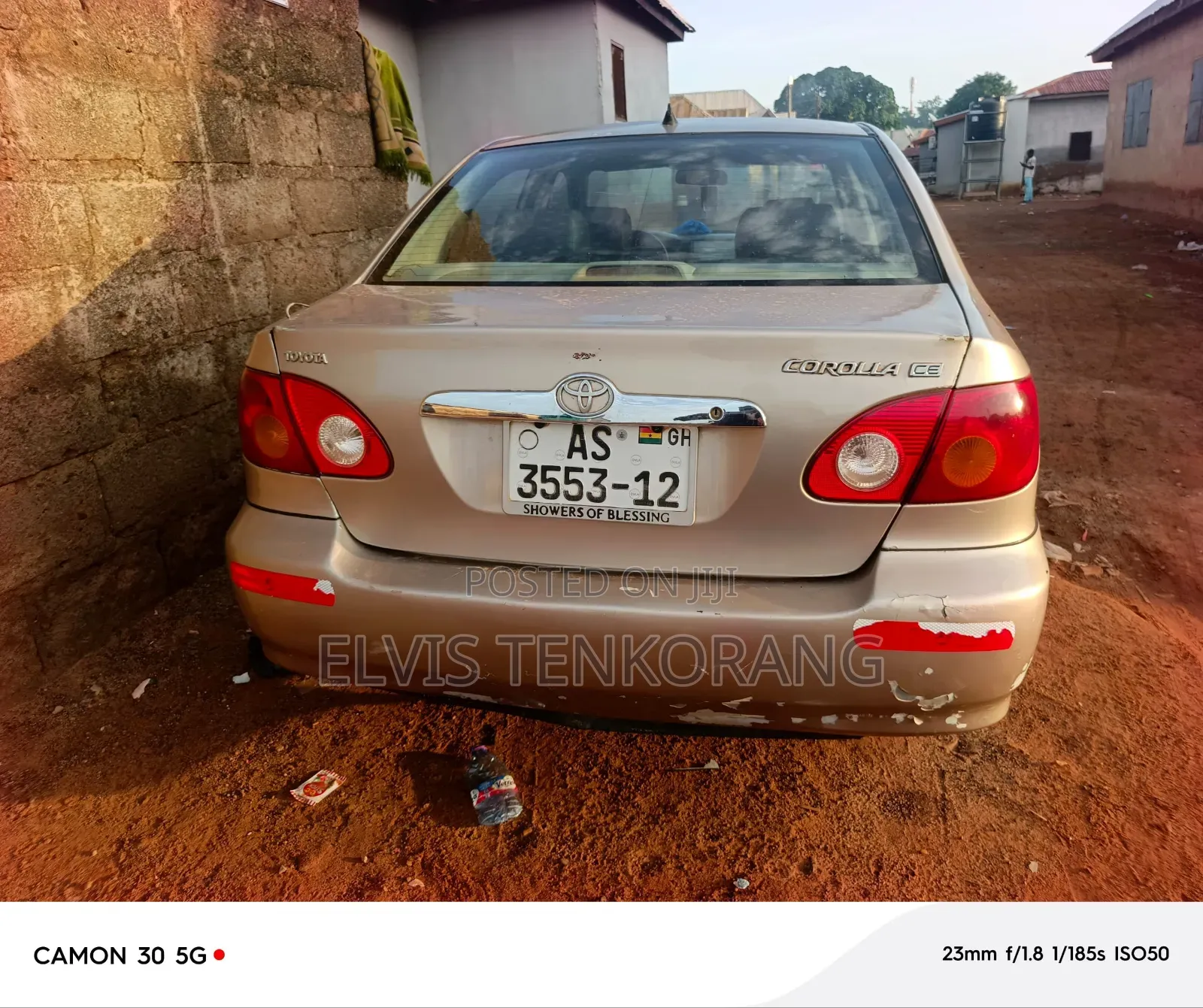 Toyota Corolla RunX 2007 Red