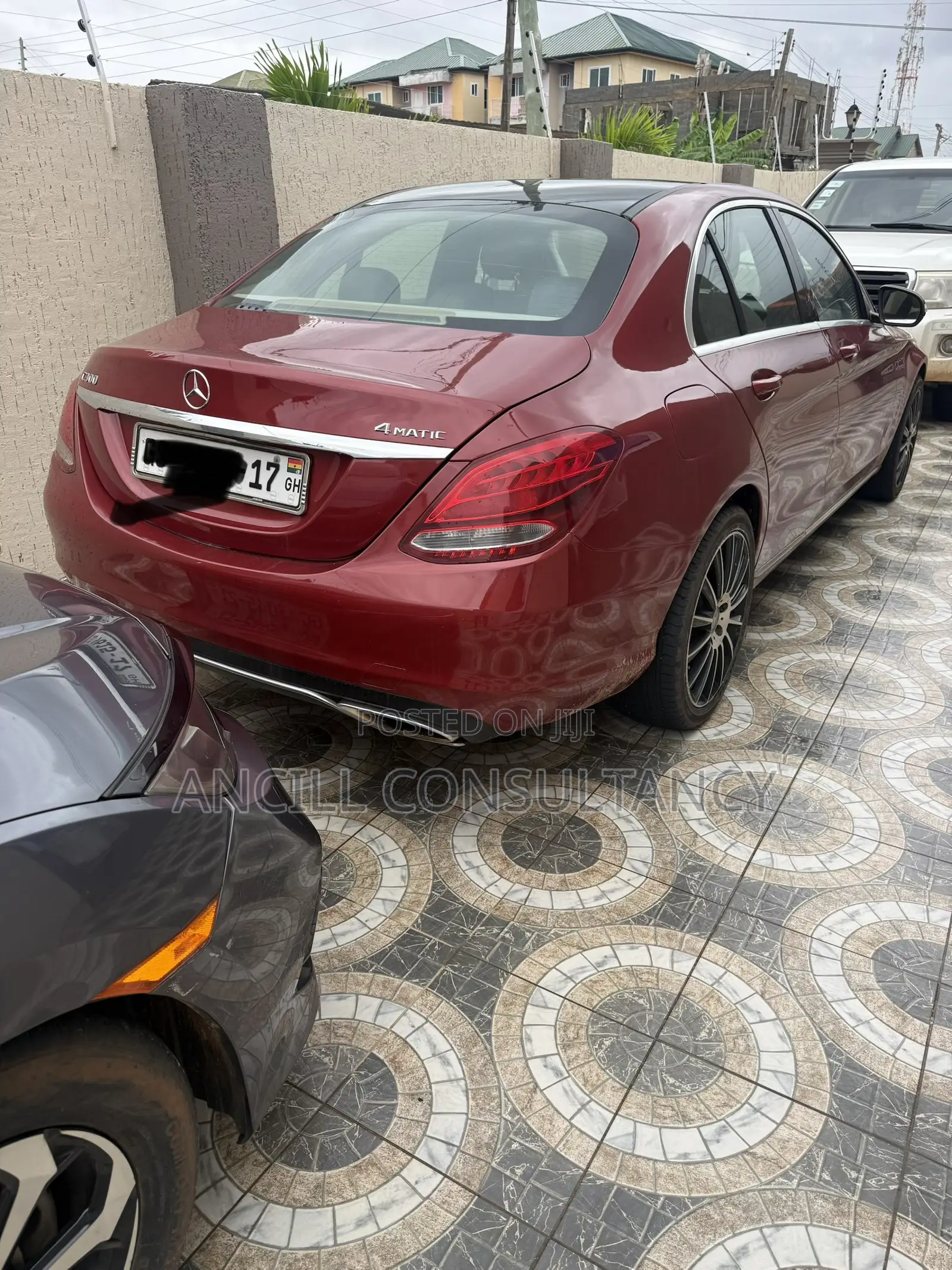 Mercedes-Benz C300 Luxury 4Matic Sedan AWD (2.0L 4cyl 7A) 2016 Red