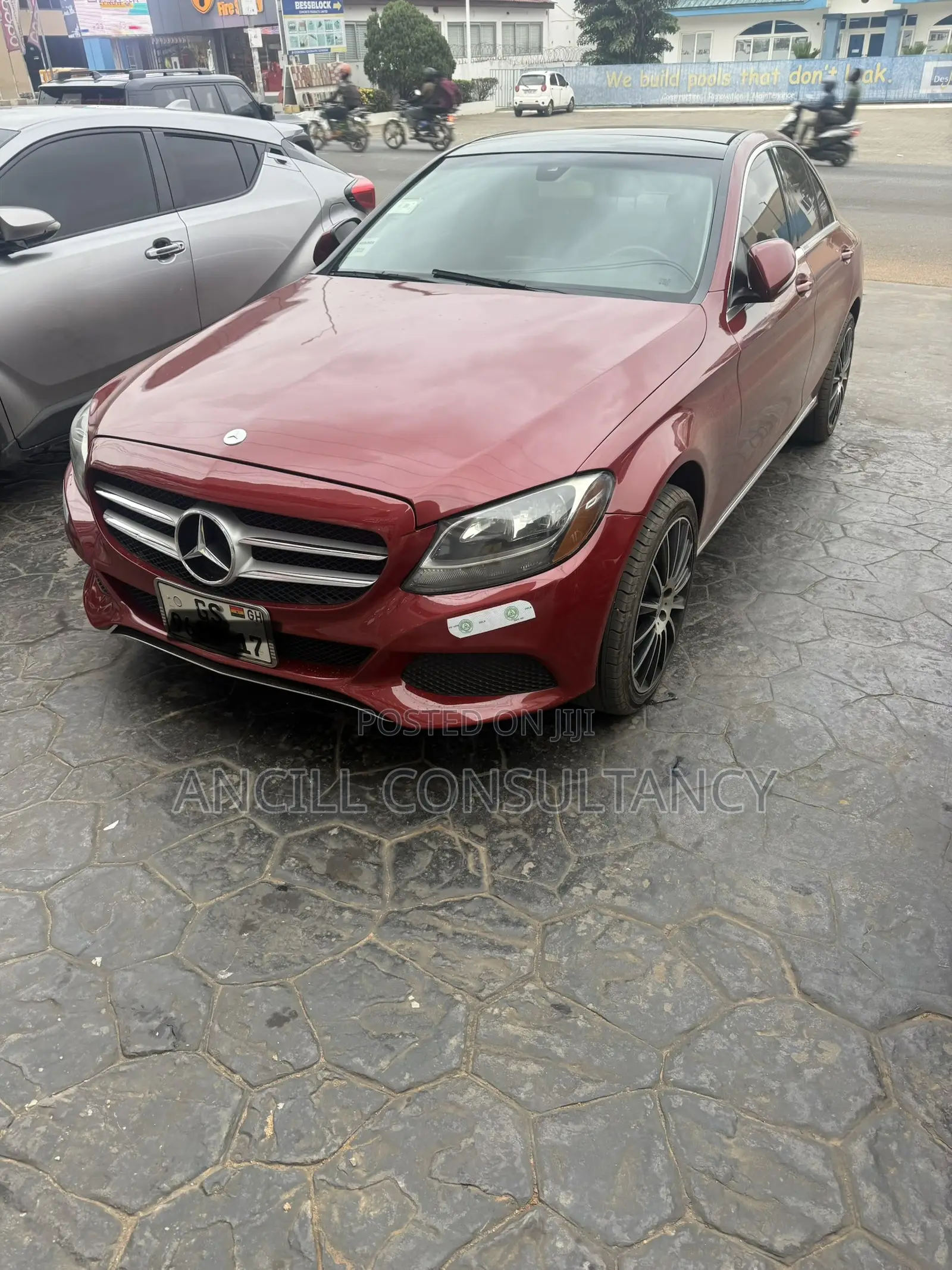 Mercedes-Benz C300 Luxury 4Matic Sedan AWD (2.0L 4cyl 7A) 2016 Red
