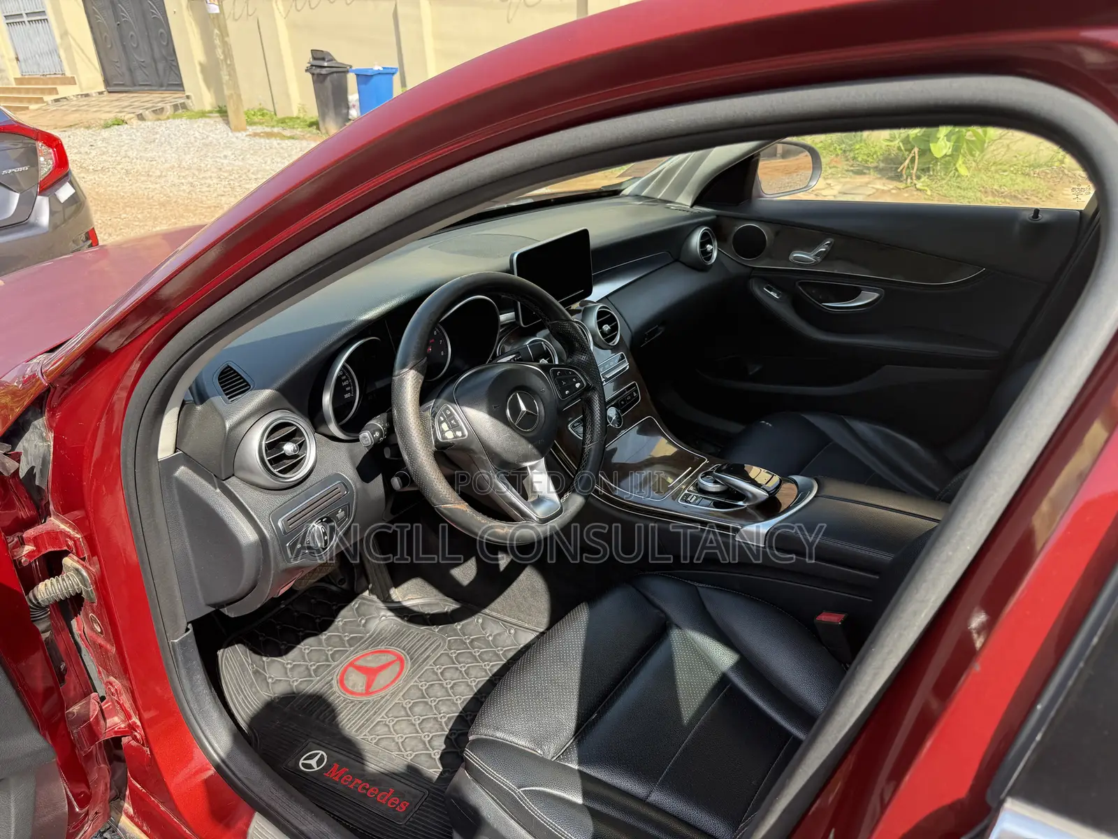 Mercedes-Benz C300 Luxury 4Matic Sedan AWD (2.0L 4cyl 7A) 2016 Red