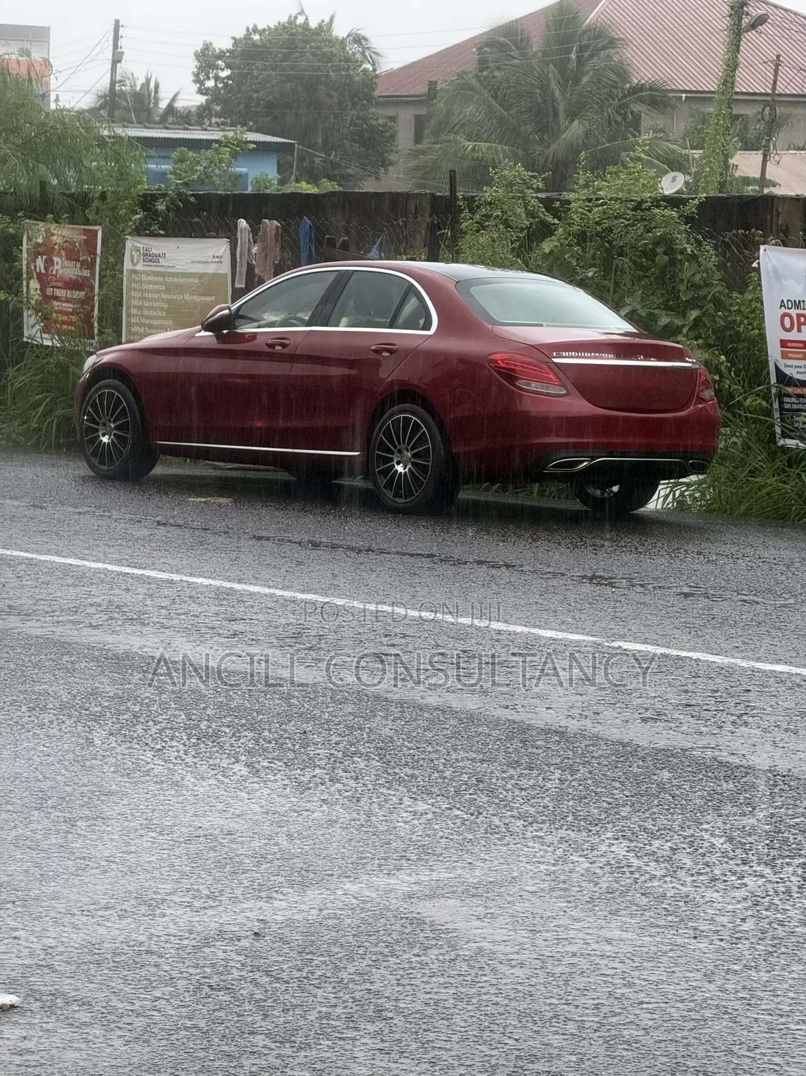 Mercedes-Benz C300 Luxury 4Matic Sedan AWD (2.0L 4cyl 7A) 2016 Red