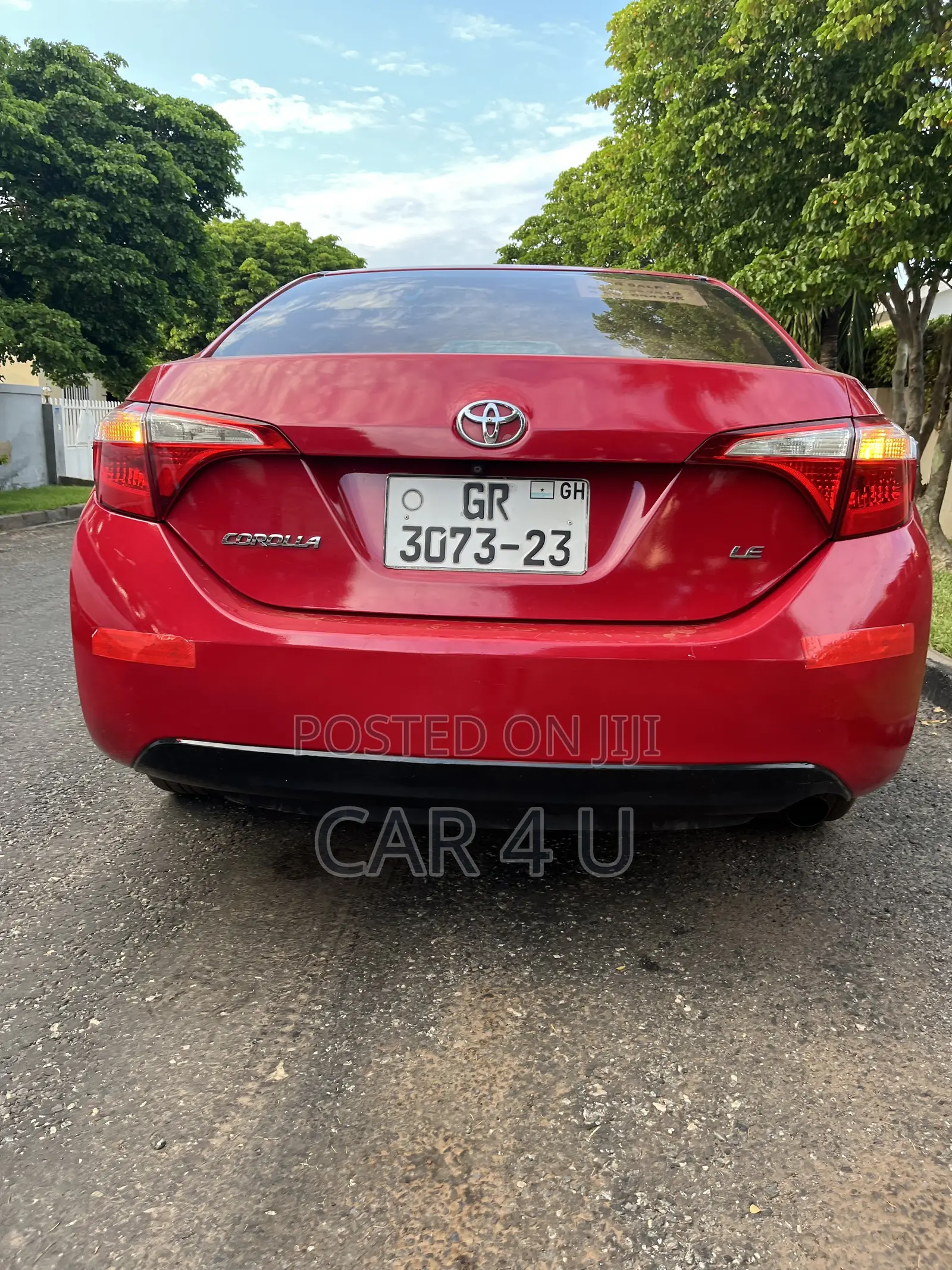 Toyota Corolla LE 4dr Sedan (1.8L 4cyl CVT) 2015 Red