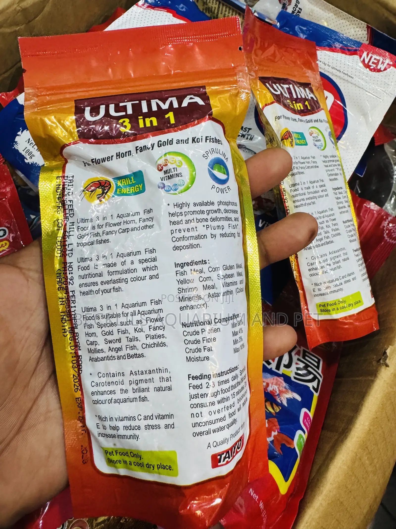 Ultimate 3 in 1 Aquarium Fish Food