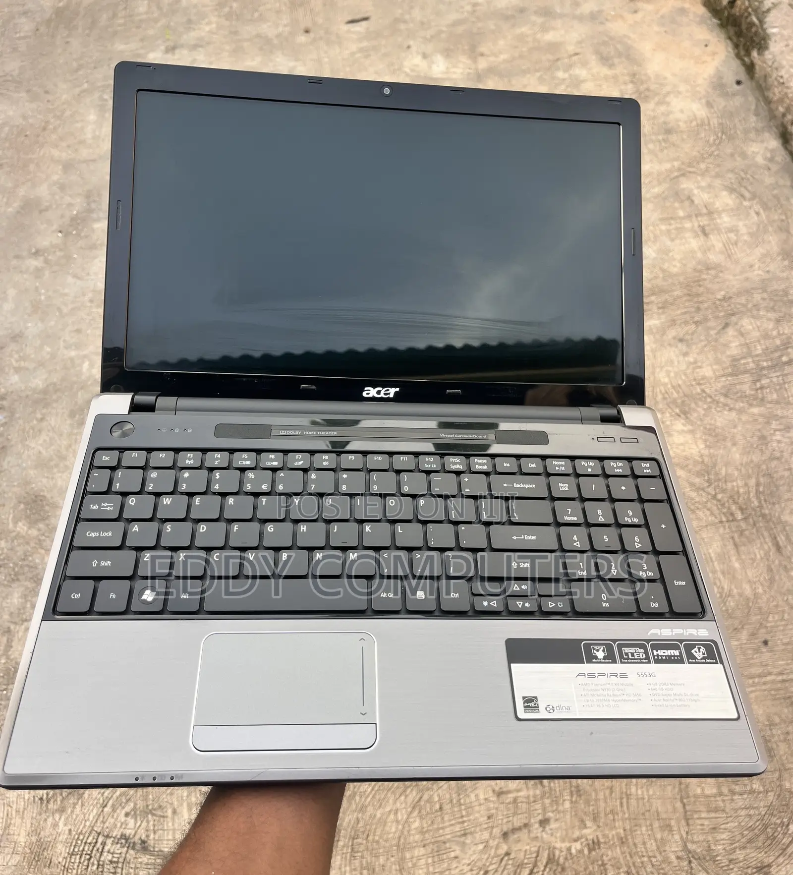 Laptop Acer Aspire 5553G 4GB AMD HDD 500GB
