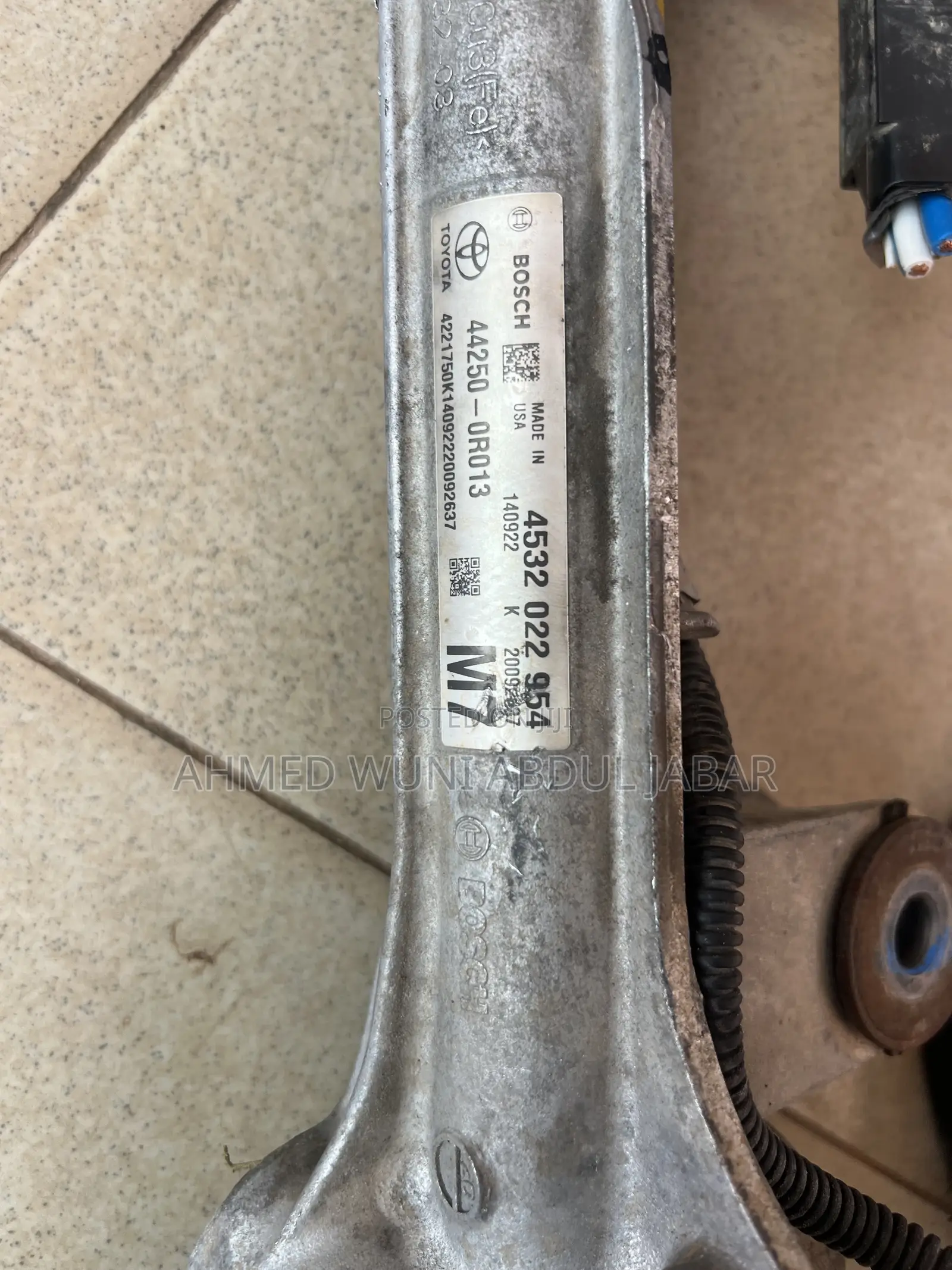 2022 RAV4 Steering Rack