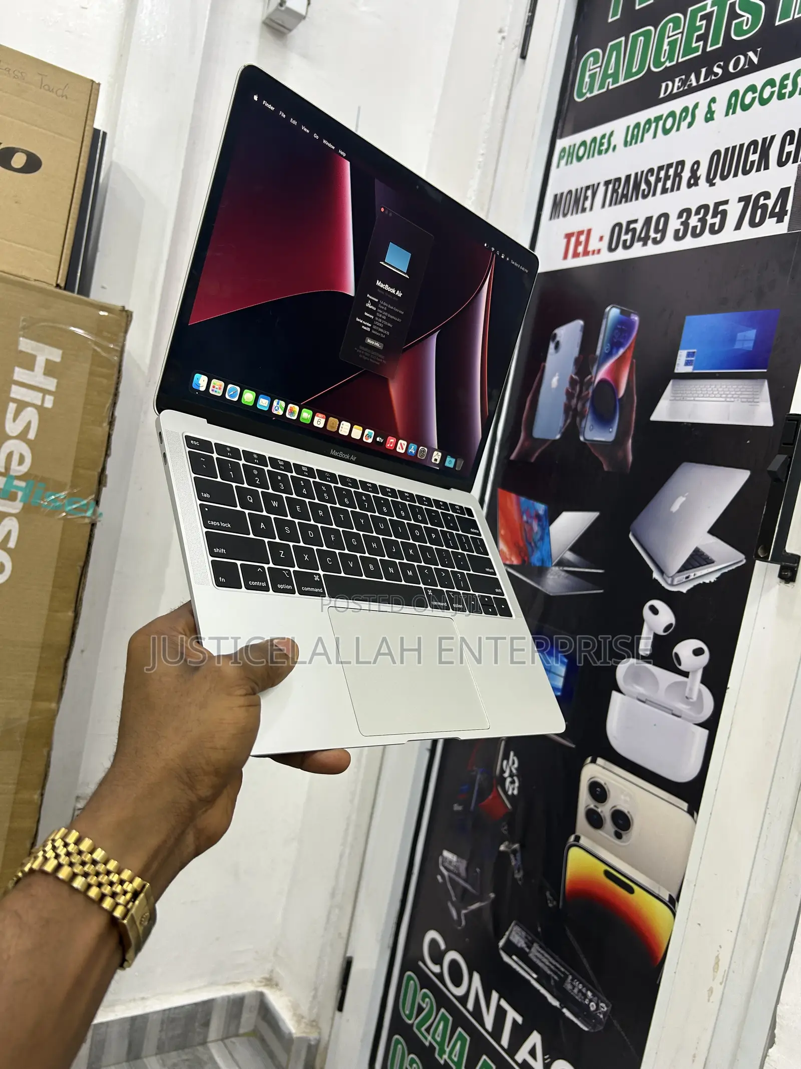 Laptop Apple MacBook Air 2018 16GB Intel Core i5 SSD 1T
