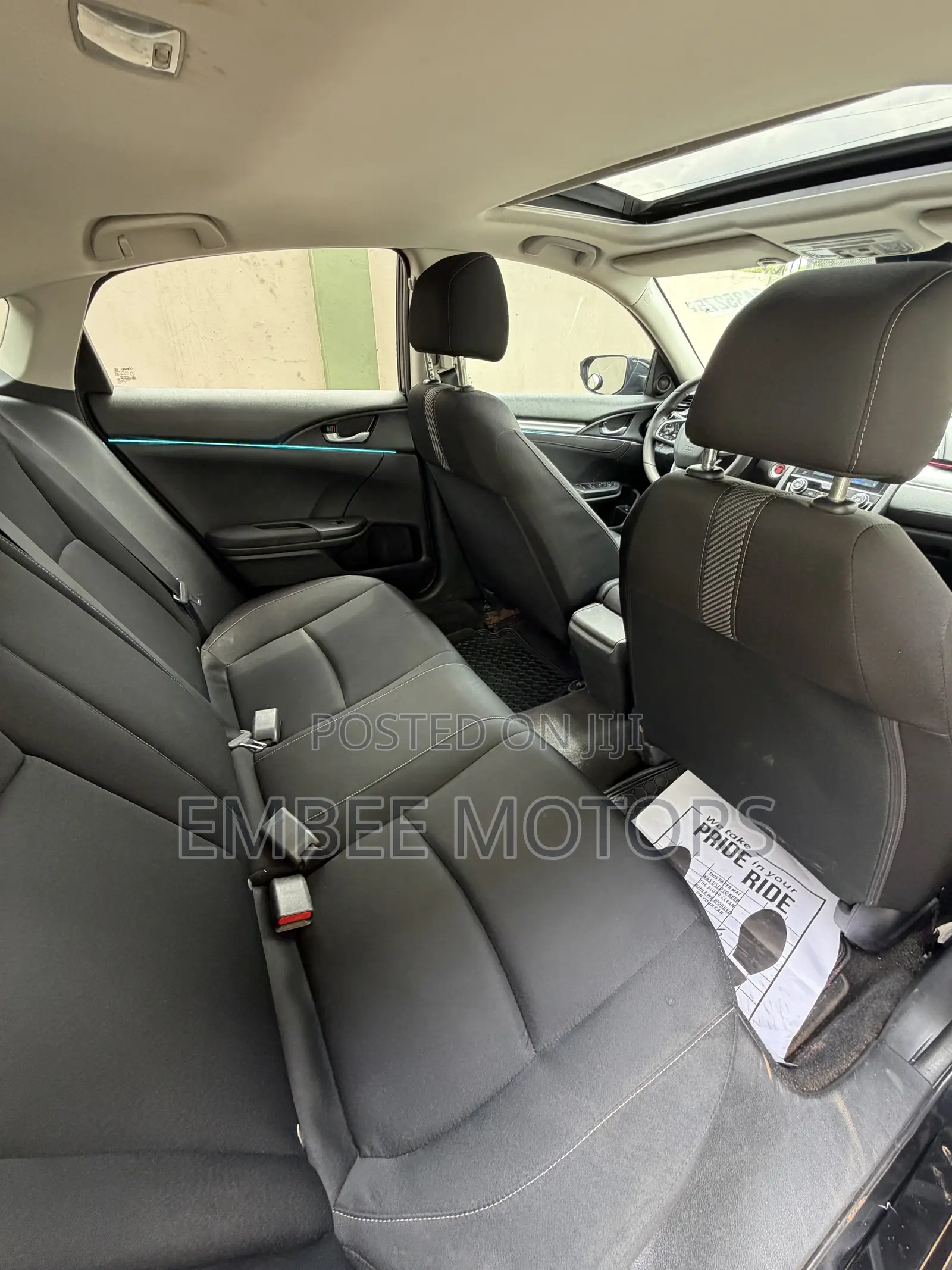 Honda Civic EX 4dr Sedan (2.0L 4cyl) 2017 Black