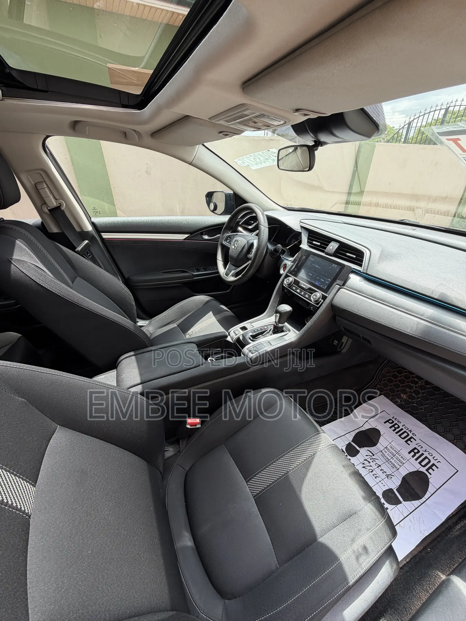Honda Civic EX 4dr Sedan (2.0L 4cyl) 2017 Black
