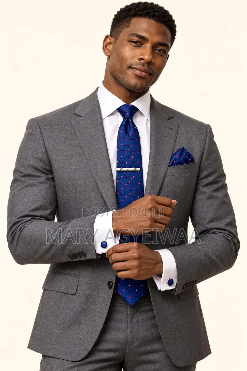 Premium Men’s Tie Set With Cufflinks Tie Clip
