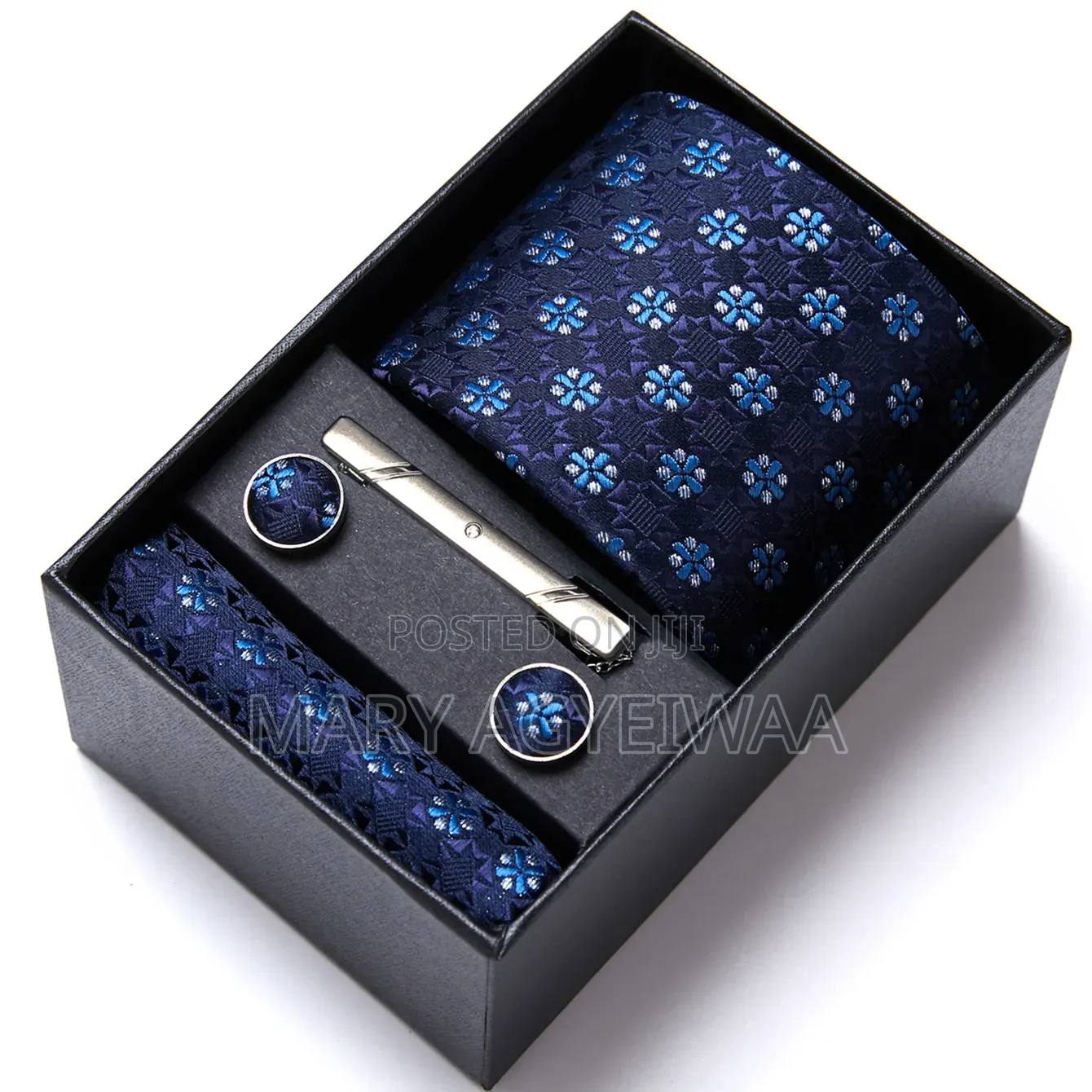 Premium Men’s Tie Set With Cufflinks Tie Clip