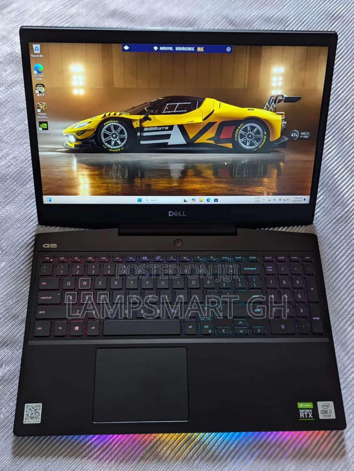 Laptop Dell G15 5530 8GB Intel Core i7 SSD 256GB