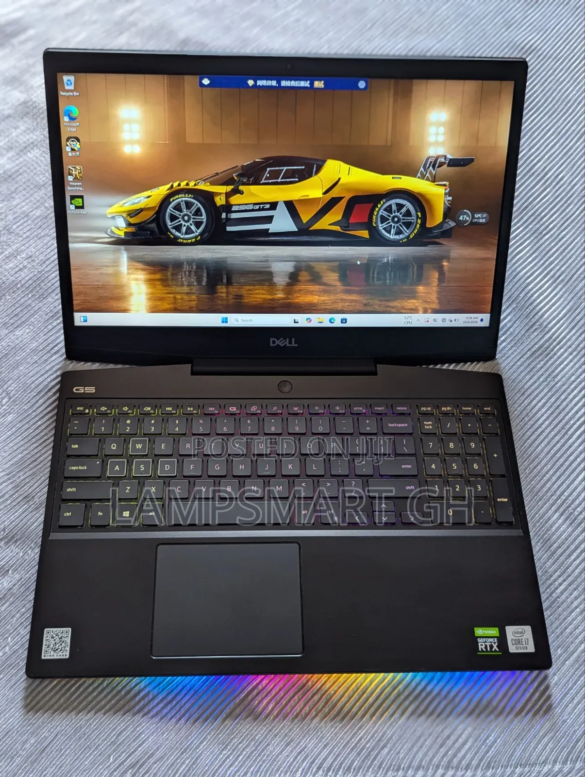 Laptop Dell G15 5530 8GB Intel Core i7 SSD 256GB