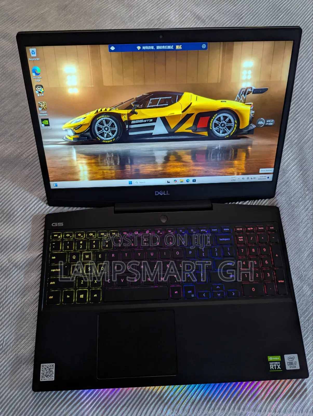 Laptop Dell G15 5530 8GB Intel Core i7 SSD 256GB