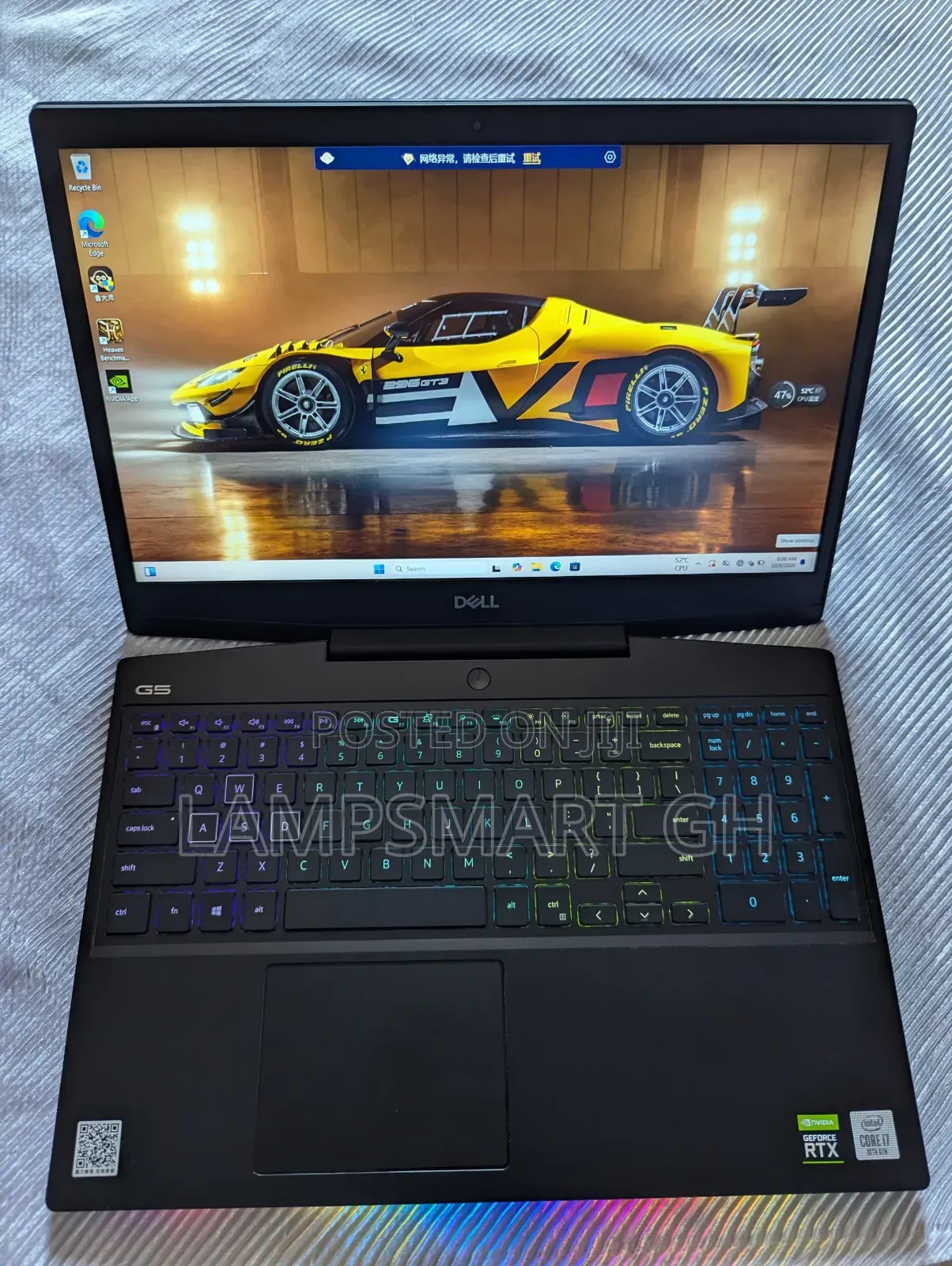 Laptop Dell G15 5530 8GB Intel Core i7 SSD 256GB