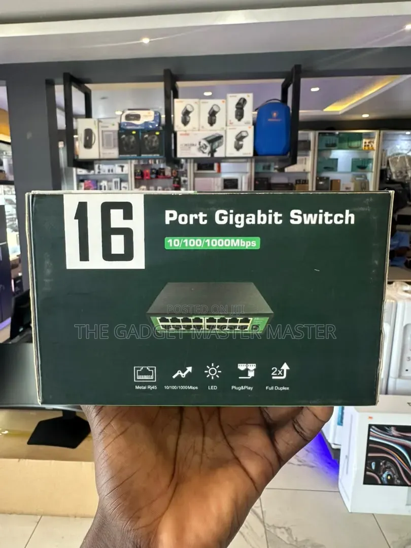 16 Ports RJ-45 Ethernet Gigabit Switch