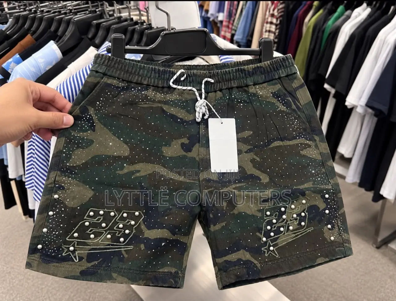 High Quality Solid Camo Shorts