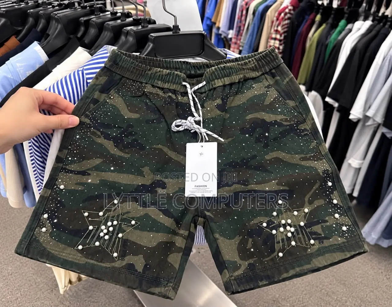High Quality Solid Camo Shorts